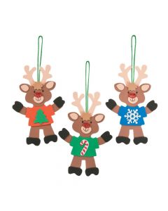 Reindeer with T-Shirt Ornament Craft Kit