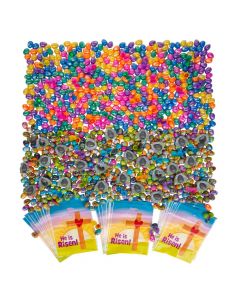 Religious Easter Goody Bags and Toy-Filled Easter Egg Assortment
