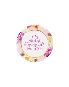 Religious Mother’s Day Paper Dessert Plates
