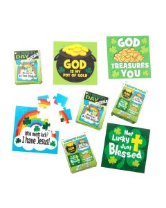 Religious St. Patrick's Day Puzzles - Set of 12
