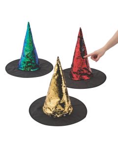 Reversible Sequins Witch Hats