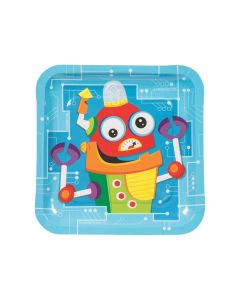 Robot Party Dinner Paper Plates