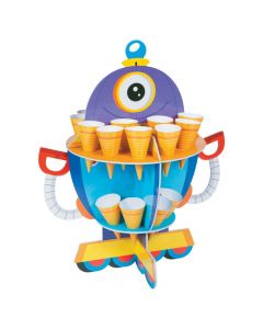 Robot Party Treat Stand with Cones