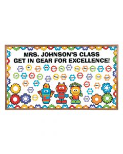 Robots and Gears Bulletin Board Set