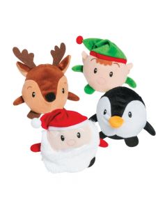 Roly Poly Christmas Plush Characters
