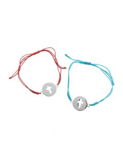 Rope Bracelets with Cross Charm