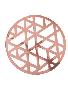Rose Gold Laser-Cut Chargers