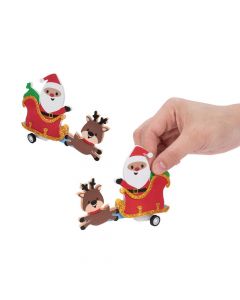 Santa Pull-Back Toy Craft Kit