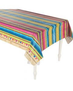 Sarape Fiesta Plastic Tablecloth