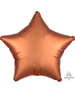 Satin Luxe Amber Star Foil Balloon