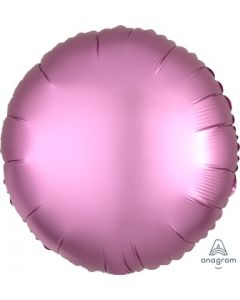 Satin Luxe Flamingo Circle Foil Balloon