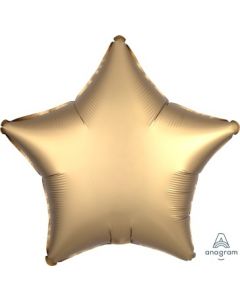 Satin Luxe Gold Sateen Star Foil Balloon