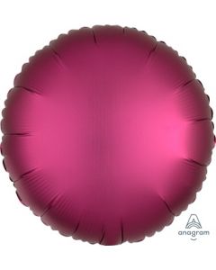 Satin Luxe Pomegranate Circle Foil Balloon