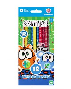 Scentimals Stationery 12 Scented Colored Pencils