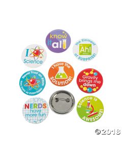 Science Party Mini Buttons