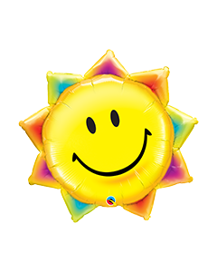 Shape Sunshine Smile Face Foil Balloon