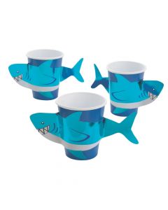 Shark Party Paper Cup with Sleeves