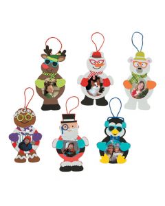 Silly Christmas Character Picture Frame Ornament Craft Kit