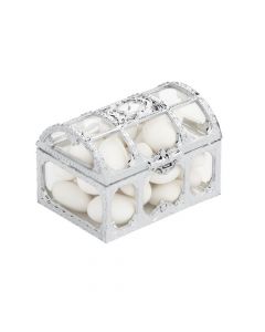 Silver and Clear Trunk Favor Containers