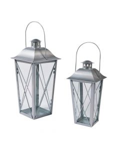 Silver Metal Lanterns