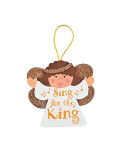 Sing for the King Angel Ornaments Craft Kit