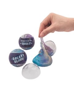 Slime-Filled Galaxy Easter Eggs - 12 Pc.