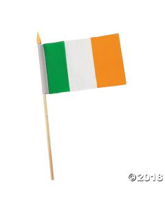 Small Cloth Irish Flags