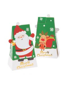 Small Holiday Santa Treat Boxes