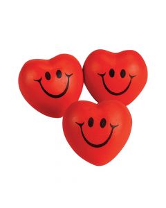 Smile Face Heart-Shaped Stress Balls