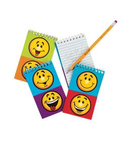 Smile Face Spiral Notepads
