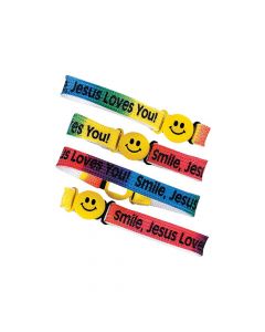 "Smile, Jesus Loves You!" Friendship Bracelets