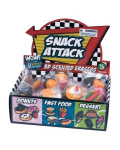 Snack Attack Scented Erasers
