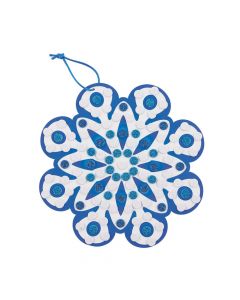 Snowflake Glitter Mosaic Craft Kit