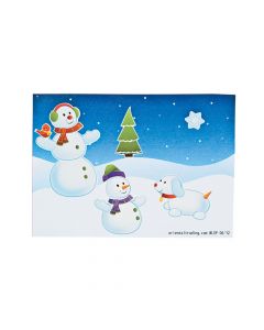 Snowman Mini Sticker Scenes