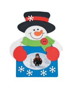 Snowman Picture Frame Magnet Craft Kit