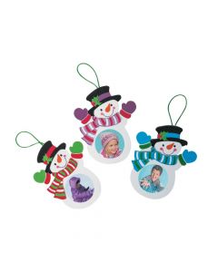 Snowman Picture Frame Ornament Craft Kit