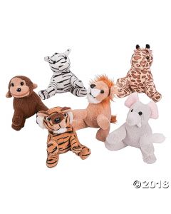 Soft Stuffed Zoo Animals