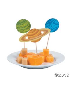 Space Party Cupcake Picks