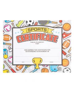 Sports Achievement Award Certificates
