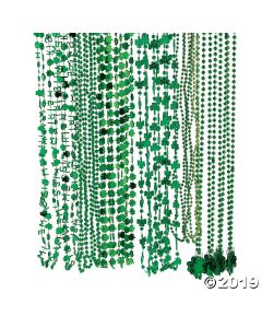 St. Patrick's Bead Necklace Assortment