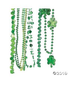 St. Patrick's Day Bead Necklace Assortment