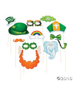 ST. Patricks Day Costume Photo Stick Props