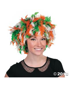 St. Patrick's Day Feathered Headpiece