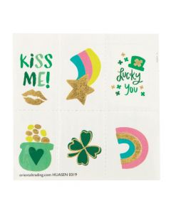 St. Patrick’s Day Foil Temporary Tattoos
