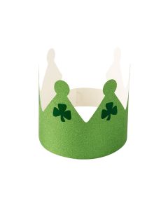 St. Patrick's Day Glitter Crowns