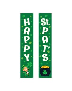 St. Patrick's Day Pillar Buntings - 2 Pc.