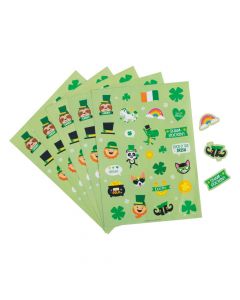 St. Patrick’s Day Sticker Sheets - 24 Pc.