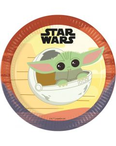 Star Wars the Mandalorian Paper Plates