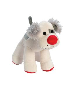 Stuffed Dog with Red Nose
