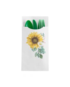 Sunflower Party Cutlery Silverware Holders
